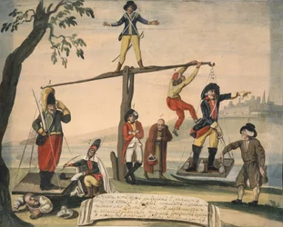 Alegorie Evropy v roce 1791, 1791