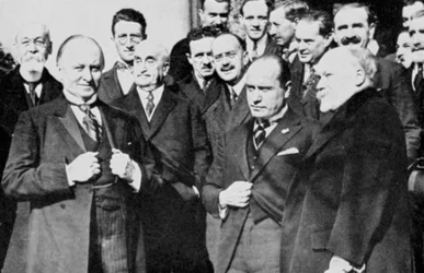 Zástupci spojenců na konferenci v Lausanne, 1922