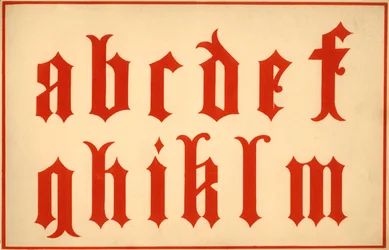 Abeceda, písmena a-m, malá písmena