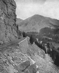 Alpský průsmyk, Colorado, USA, c1900.
