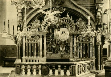Oltář Panny Marie, Mariazell, Štýrsko, Rakousko, c1935.