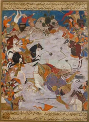 Amir Hamzah navádí materiálního emíra poblíž, 1562-1565