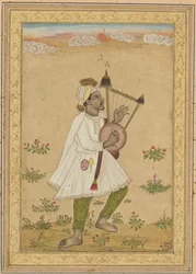 Hráč africké lyry, c. 1640-1660.