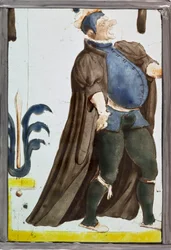 Herec prohlašující, ca. 1600.