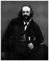 Anarchismus: Michail Bakunin, ruský anarchista, 19. století 1956