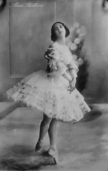 Anna Pavlova, ruská baletka, 1910