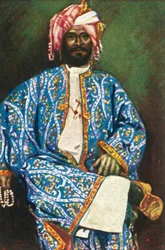 Arabský obchodník s perlami, c1928.