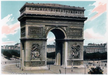 Arc de Triomphe, Paříž, c1900