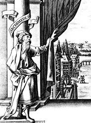 Archimedes c287-212 př.nl, starověký řecký matematik a vynálezce