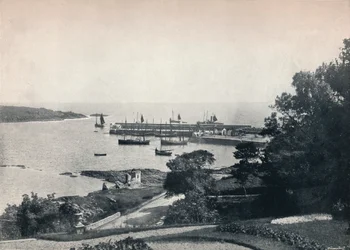 Ardglass - Celkový pohled na přístav, 1895