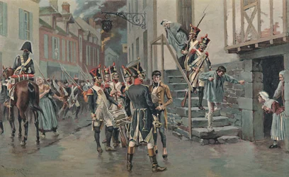 Zatčení dezertérů, 1896