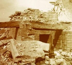 Dělostřelectvo, Ramskapelle, Belgie, c1914-c1918
