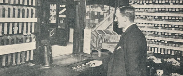 Automatické automaty na jízdenky a výměny ve Westminsteru, 1926