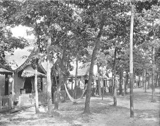 Avenue of Tents, Ocean Grove, New Jersey, USA, c1900.
