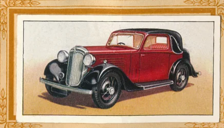 B.S.A. 10 Coupé s pevnou hlavou, c1936