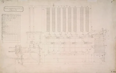 Babbage Engines, Diferenční nákres bočního pohledu Difference Engine č. 2