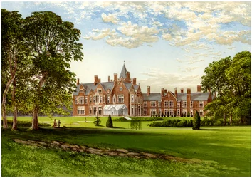 Bagshot Park, Surrey, domov vévody z Connaughtu, c1880.
