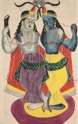 Balarama a Krišna, 19. století.
