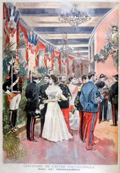 Ples oslavující století polytechnické školy, Trocadero, Paříž, 1894