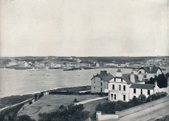 Bangor - Město a záliv, z Mornington Park, Princeton, 1895