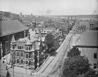 Barrington Street, Halifax, Nova Scotia, c1897.