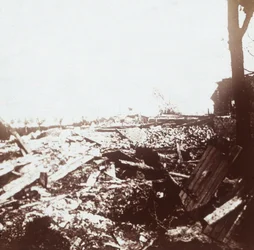 Battlefield, Roeselare, Flandry, Belgie, c1914-c1918
