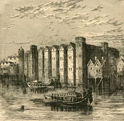 Baynards Castle, z pohledu publikovaného v roce 1790, 1897.