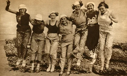 Plážová pyžama, 1930, 1933.