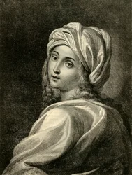 Beatrice Cenci podle obrazu Guida Reniho, 1882.