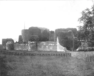 Zámek Beaumaris, Anglesey, Wales, 1894.
