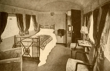 Ložnice, Kings Saloon, Londýn a severovýchodní železnice, 1930.