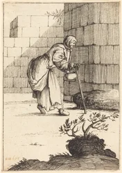 Žebrák, 17. století.