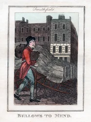 Bellows to Mend, Smithfield, Londýn, 1805