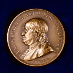 Benjamin Franklin , americký vědec, vynálezce a státník, 1806