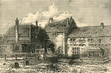 Bermondsey Abbey, 1790, c1878.