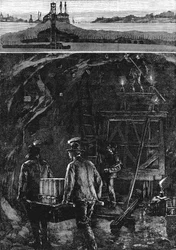 Blowing Flood Rock, 1885, 1886