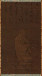 Bodhidharma Crossing the Yangzi on a Reed, 15. století.