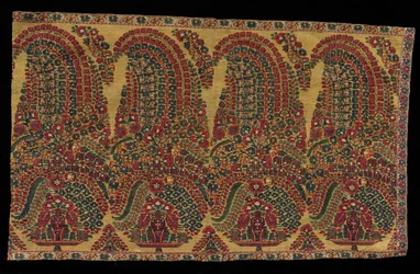 Hraniční fragment šálu, počátek 19. století.