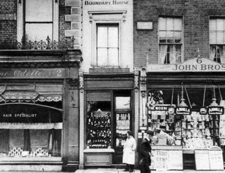 Boundary House, Notting Hill Gate, Londýn, 1926-1927