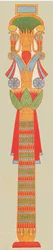 Hlavní město kytice, Théby, Egypt, 1928.