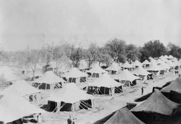 Britský vojenský tábor, Howshera, 1917