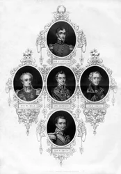 Britští vojenští činitelé a polní maršálové, 1837