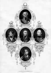 Britští námořní důstojníci, 1837