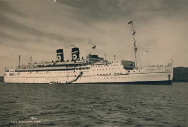 Britská osobní loď SS Arandora Star of the Blue Star Line, 1936