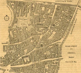 Broad Street a Cornhill Wards, 1897.