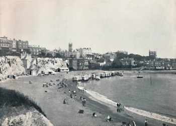 Broadstairs - Celkový pohled z Cliffs, 1895