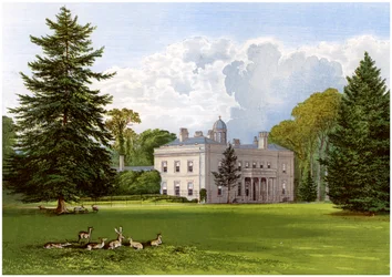 Brockley Hall, Somerset, domov rodiny Smyth-Pigott, c1880