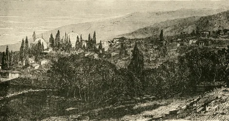 Broussa, starověké hlavní město Turecka, 1890.