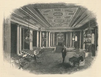 Buckinghamský palác: Mramorový sál, 1886