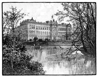 Buckinghamský palác ze St James